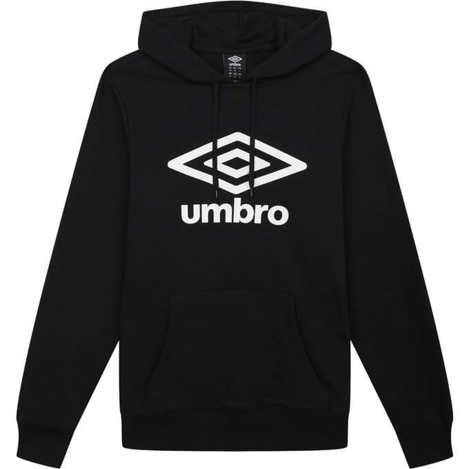 Umbro Herenlogo Hoodie (Zwart)