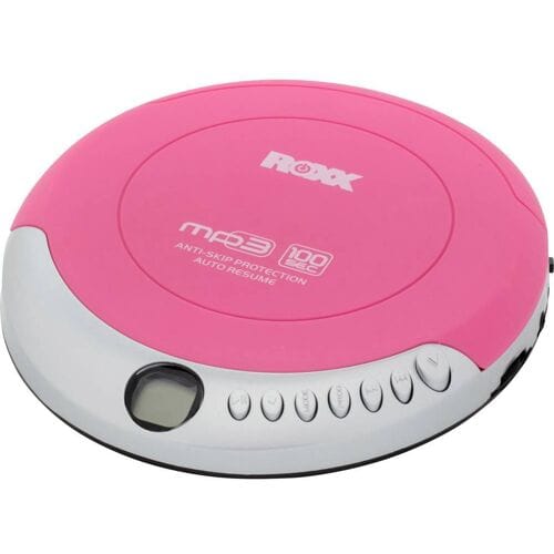 Roxx PCD 501 pink Discman CD, CD-R, CD-RW, MP3 Pink, Zilver