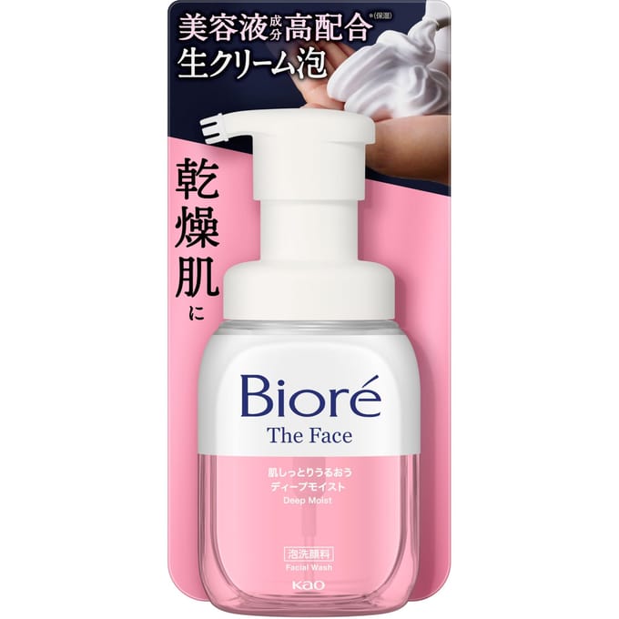 Kao - Biore The Face Foam Facial Cleanser Deep Moist 200ml