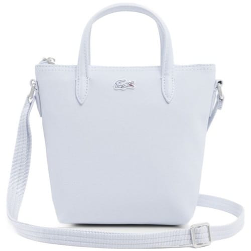LACOSTE schoudertas handtas Shopping Cross Bag Phoenix Lichtblauw