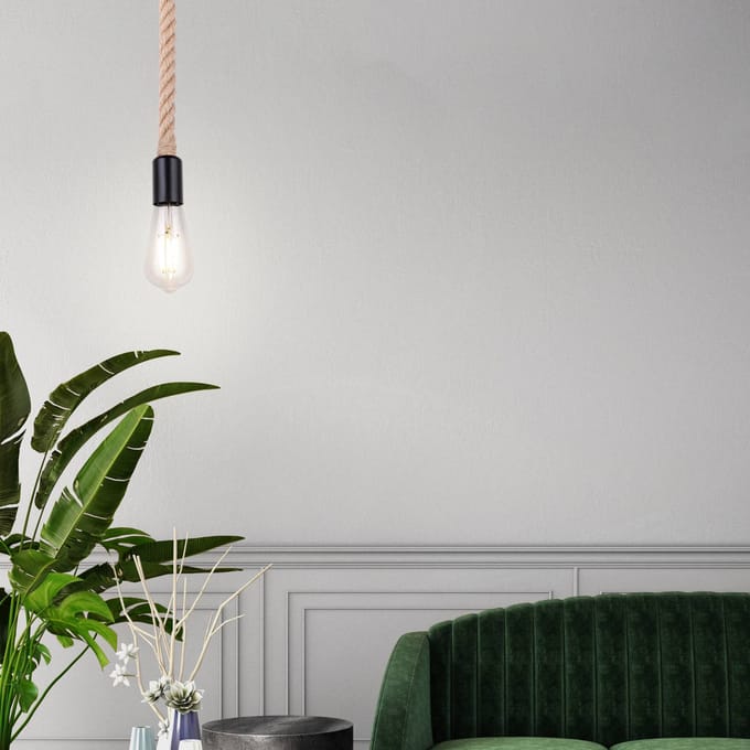 Globo Hanglamp Ulleu, 1-lamp, zonder kap