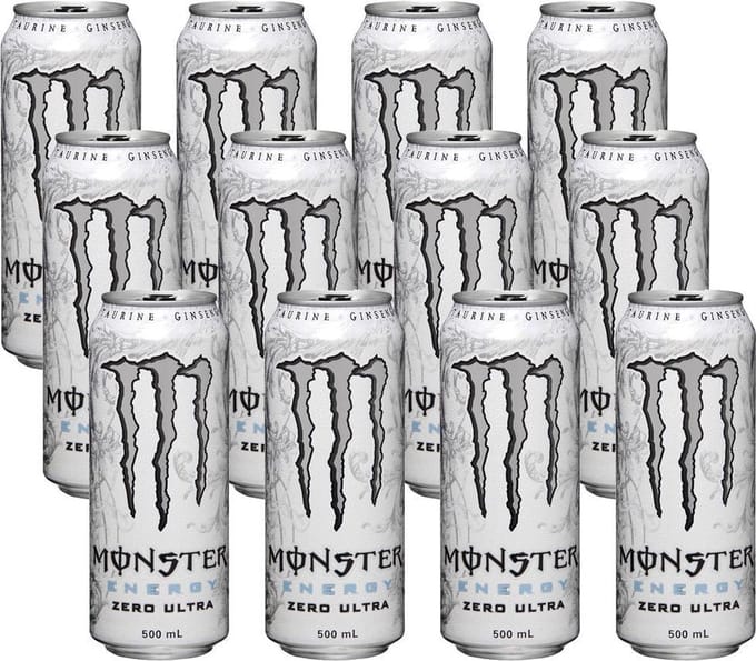 Monster Energy Ultra White - 12 x 500ml