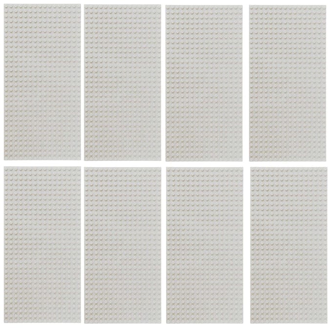 8 stuks 16x32 Basisplaten Bouwstenen DOE-HET-ZELF Stenen Basisplaten Assemblage ideaal voor Kinderen Kinderen Cadeau 8PCS gray