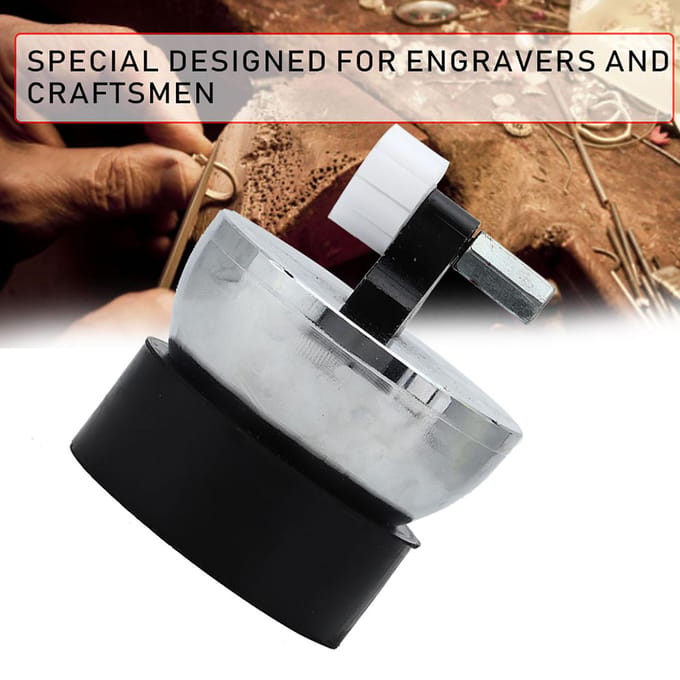 Professionele Ring Armatuur Klem Graveren Zetgereedschap Kit Sieraden Bewerkingsgereedschap (C) white