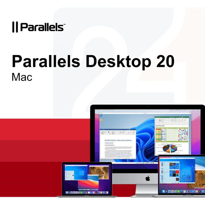 Parallels Desktop 20 Mac 1 Jaar / Schoolversie
