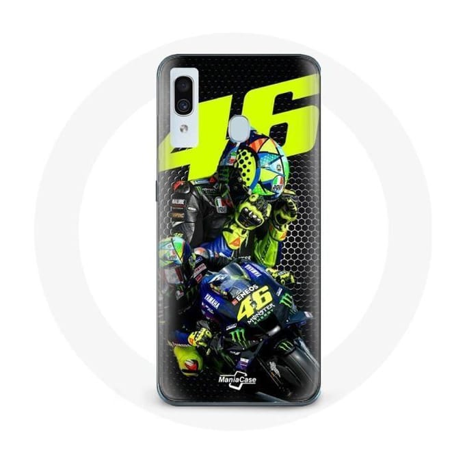 Case voor Samsung Galaxy A40 Valentino Rossi motoGP 46 Speed ​​Driver
