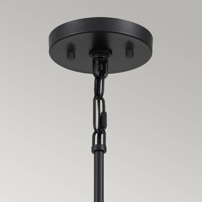 Quoizel LED Kroonluchter | 5X E27 Max 60W | Dimbaar | Earth Black