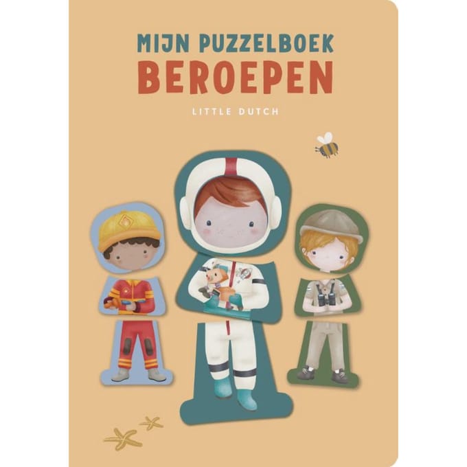 Little Dutch Mijn puzzelboek beroepen Kartonboekjes