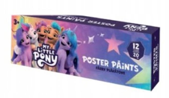 Astra Plakkaatverf 12 Kleuren 20 ml My Little Pony
