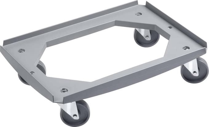 Transportroller - Kistenroller - Materiaal Verplaatsen - Robuust ABS Frame - 620 x 420 mm - Grijs