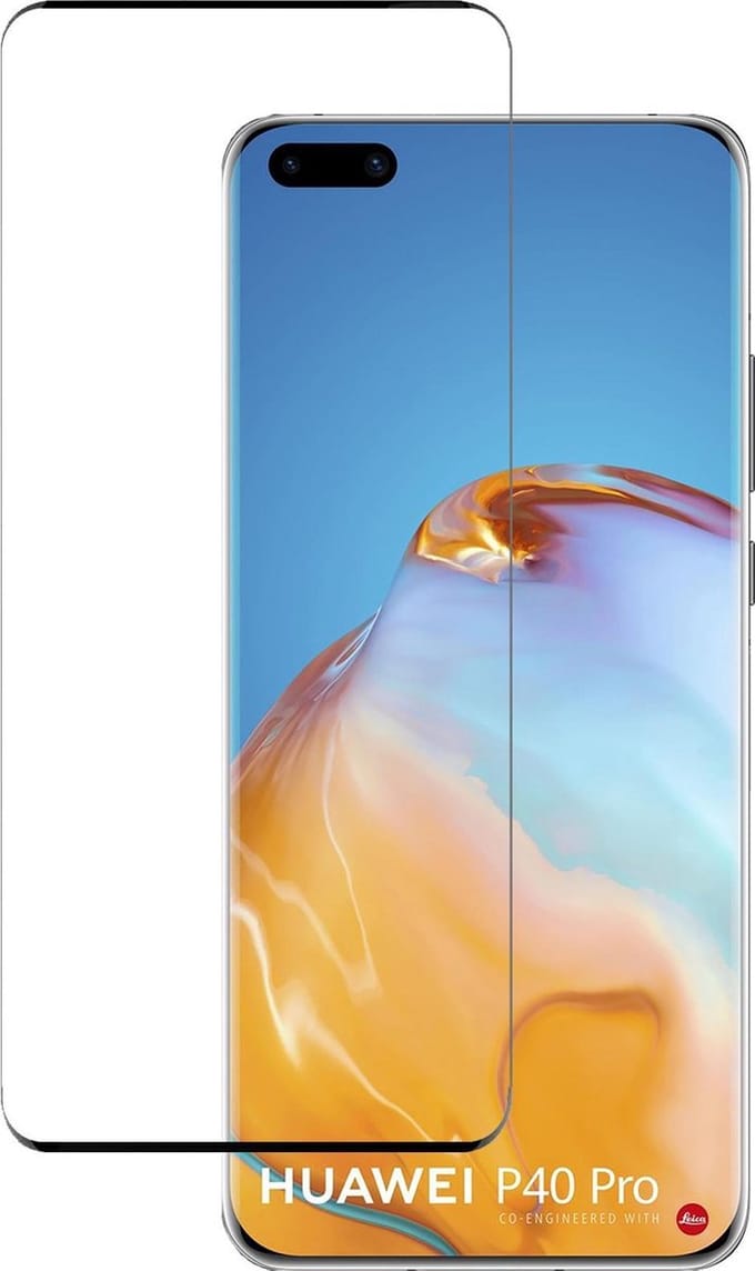 Screenprotector - Geschikt voor Huawei P40 Pro - Full Cover - Beschermglas - Gehard Glas - Tempered Glass - Screen Protector