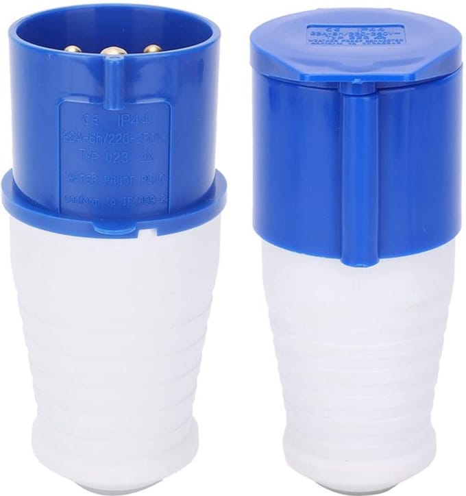 Dailygoody - Industriële Stekker - Waterdichte Stopcontact - 3-pins