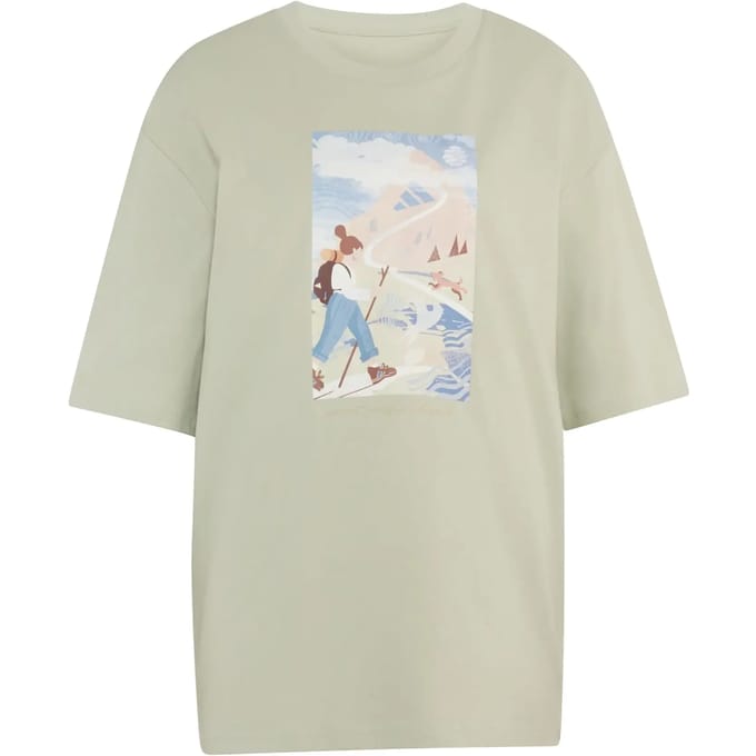 Adidas Terrex Terrex Secret Paths Ahead Graphic T-Shirt - Dames - Groen