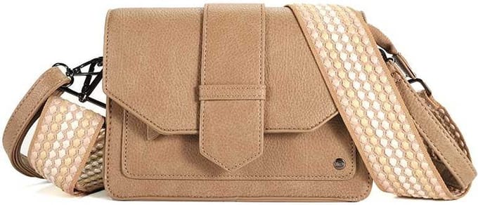 Taupe Corsica schoudertasje OLT13452