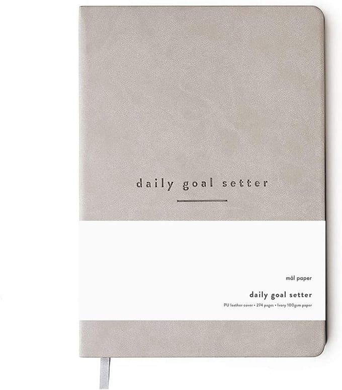 Dagelijks Doelenplanner - Productiviteit - 274 pagina's - Grijs
