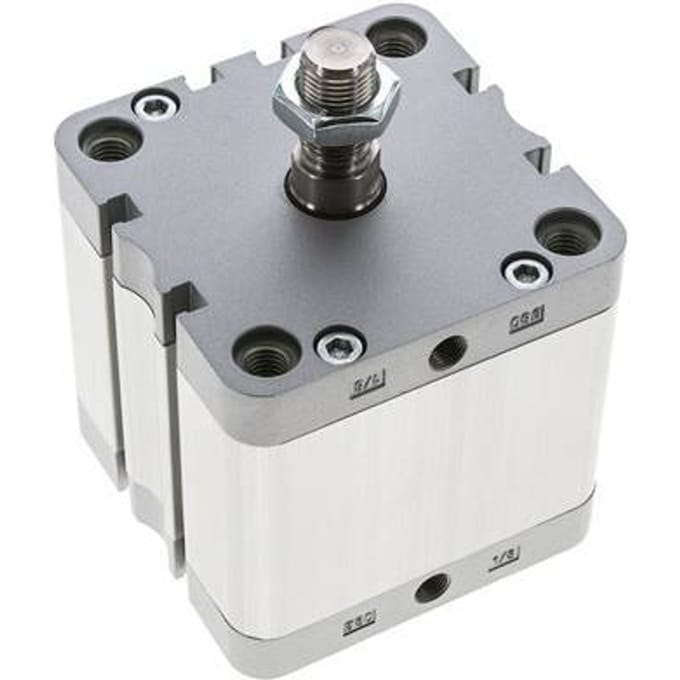ISO 21287 Compacte Dubbelwerkende Cilinder 80-40mm - Magnetisch - Mannelijke Stang
