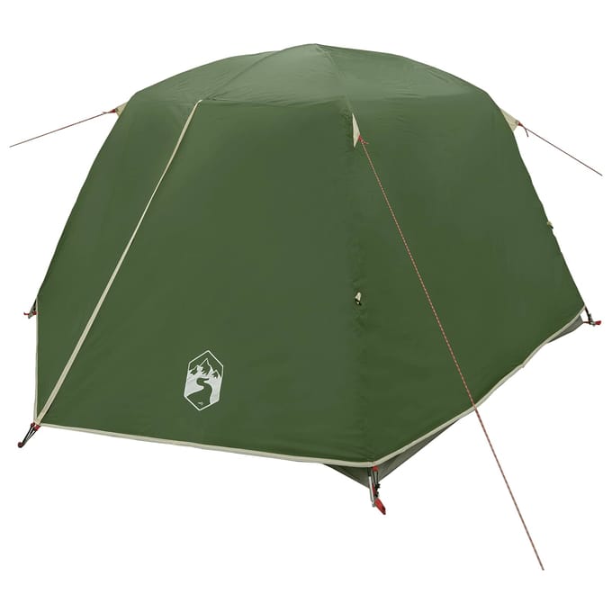 vidaXL - Backpacking - Tent - 2-persoons - Groen - 185T - Polyester - met - PU - Coating