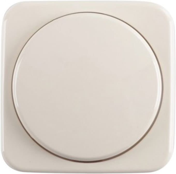 Busch-Jaeger Si centraalplaat creme knop dimmer
