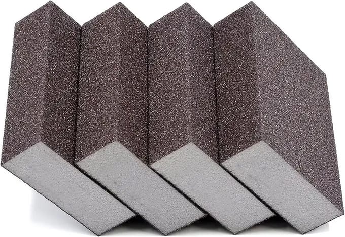 DW4Trading Herbruikbare Schuurblokken Korrel 100 Set van 4 stuks - Schuurspons