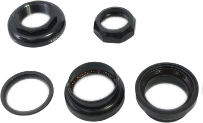 Balhoofdset Tecora 1" > 1 1/8" semi-geïntegreerd met draad - zwart
