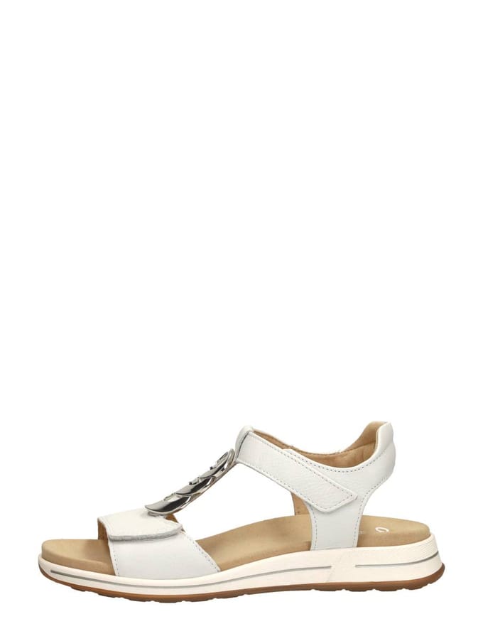 Ara Osaka-S Sandalen Plat - Wit - Maat 41