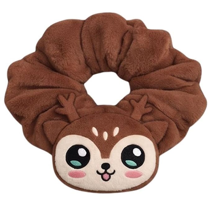 BABYMONSTER - [(CHOOM) in Seoul] MD Karakter PLUSH SCRUNCHIE Pharita brown