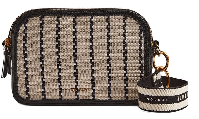 Ted Baker Schoudertas Rivea Woven Webbing Camera Bag Navy Zwart