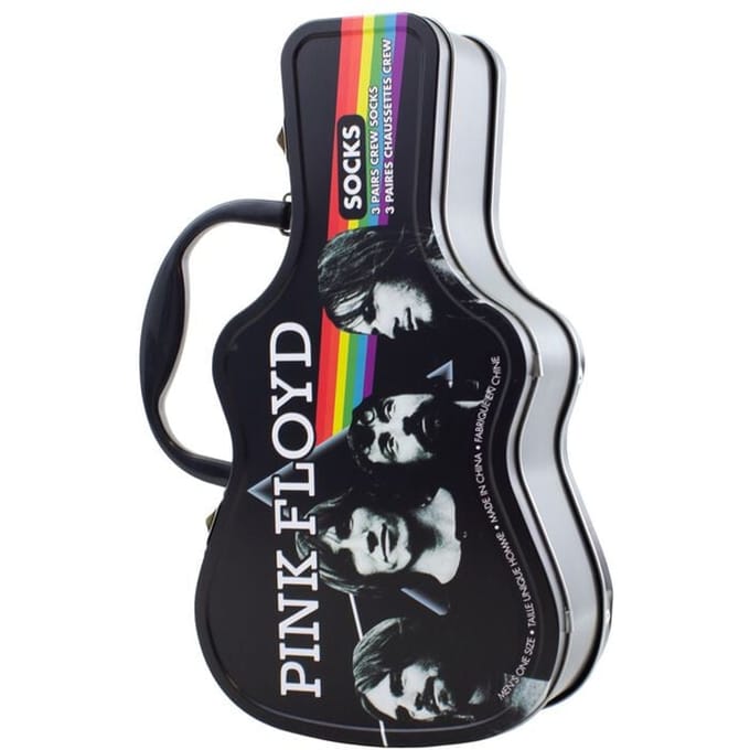 Pink Floyd Sokken - Guitar TinBox - EU 40-46 - voor Mannen - meerkleurig