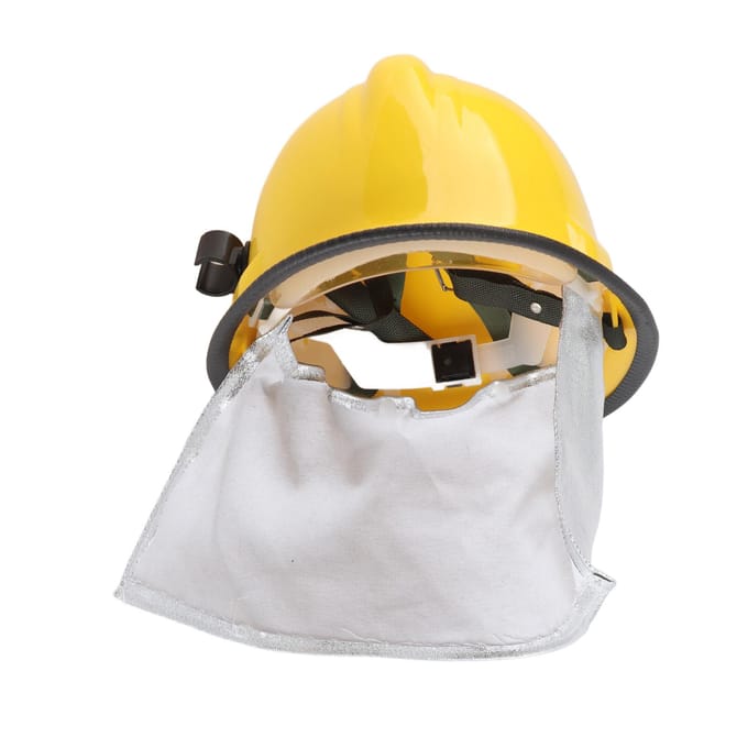 Brandweerhelm met Aluminiumfolie Preventie Vlamvertragend Prikweerstand yellow