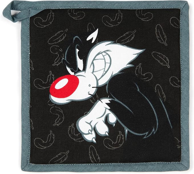 Vierkante pannenlap 20 x 20 cm - Gevoerd met katoen en polyester vulling
