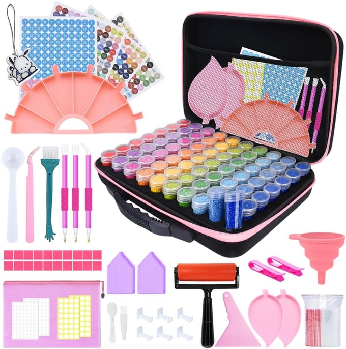 Diamond Painting Volwassenen - Pakket Volledig - Opbergdoos - Multikleur