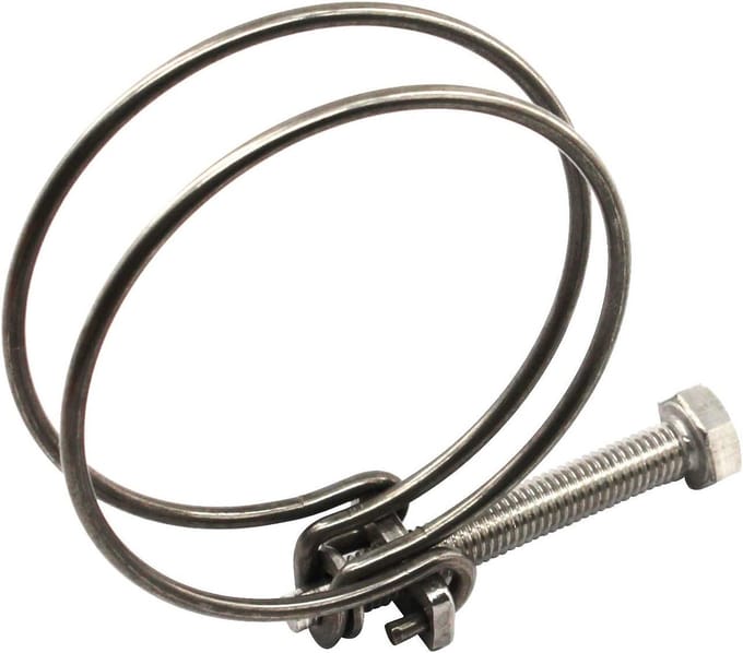 Dailygoods - 10 Stuks 25-29mm Dubbele Draad Slang Klemmen