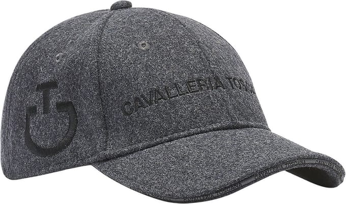 Cavalleria Toscana Wool Baseball Cap Zwart