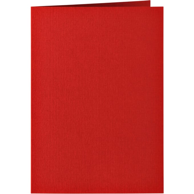Correspondentiekaart Papicolor dubbel 105x148mm rood pak à 6 stuks