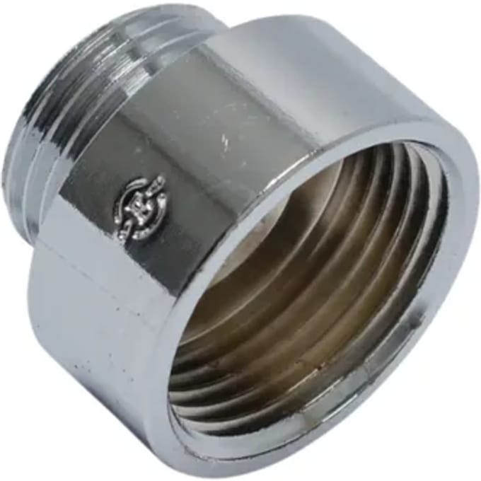 Sanivesk Draad Recht Verloop Chroom 3/4"f X 1/2"m