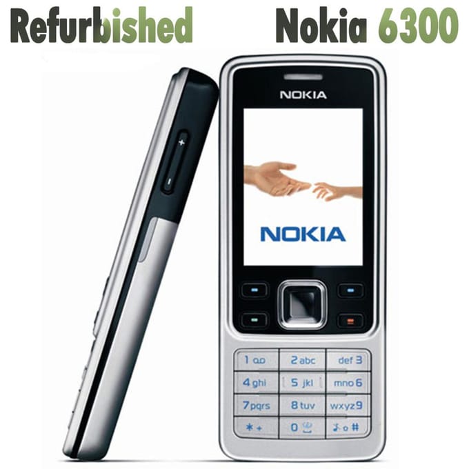 Gereviseerde originele Nokia 6300 ontgrendelde mobiele telefoon simple set goud