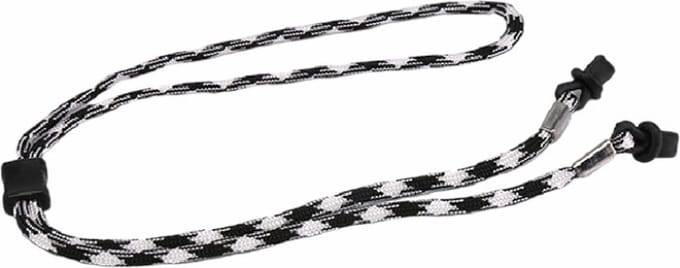 Fako Bijoux® - Brillenkoord - Nylon - Verstelbaar - 70cm - Zwart/Wit