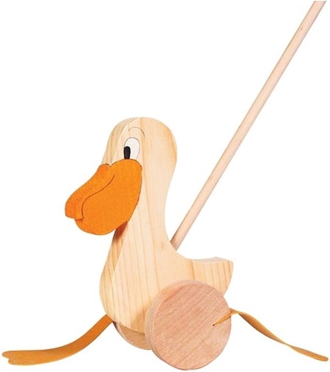 Stokroller: PELIKAAN H21cm, stok L60cm, 1+