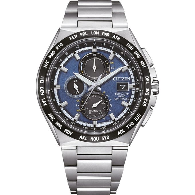 Citizen AT8238-84L Horloge - Titanium - Zilverkleurig - Ø 44 mm