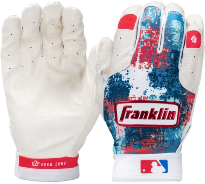 Franklin Grow-To-Pro Tee Ball Series L Red/White/Blue voor Sport Honkbal/Softball