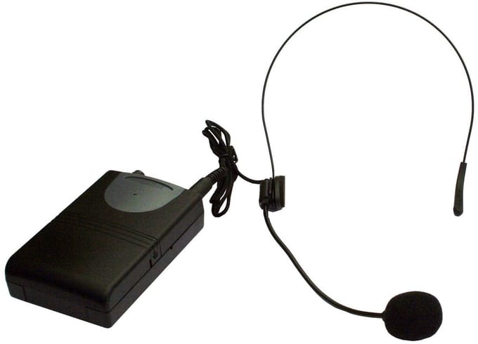 E-Lektron UHF headsetmicrofoon - 863.1 MHz - Voor EL25-M EL30-M en EL38-M