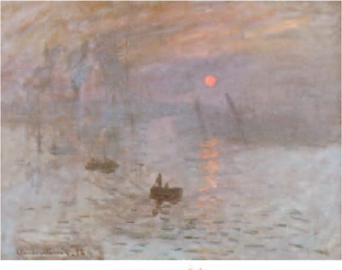 Claude Monet - Opgaande zon - Kunstposter - 50x70 cm