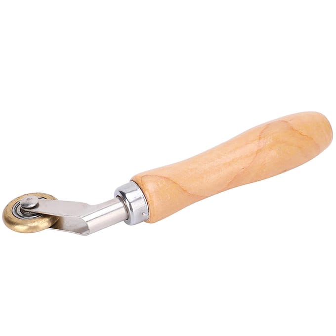 Lassen Handheld Roller Waterdicht Membraan Materiaal Hoeknaad Messing Perswiel beige