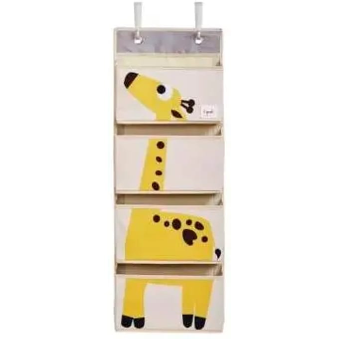 3 Sprouts Hanging Wall Organizer - Yellow Giraffe