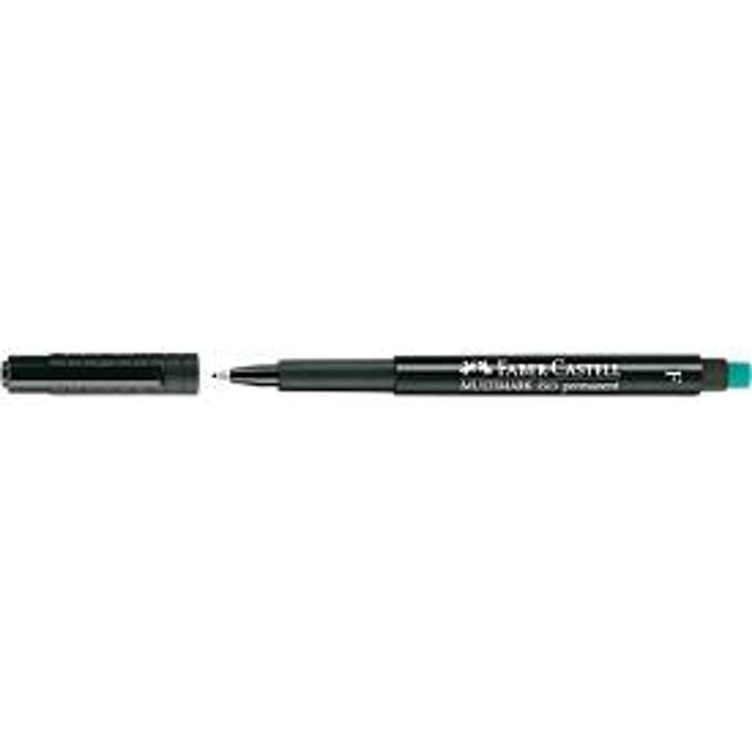 Permanente markeerstift Faber-Castell Multimark 1513 F Zwart (10 Stuks)
