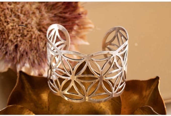 Levensbloem armband groot