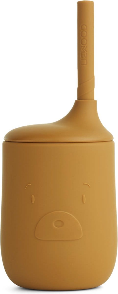 Liewood - Tuitbeker Ellis - Drinkbekers - Mr Bear Golden Caramel