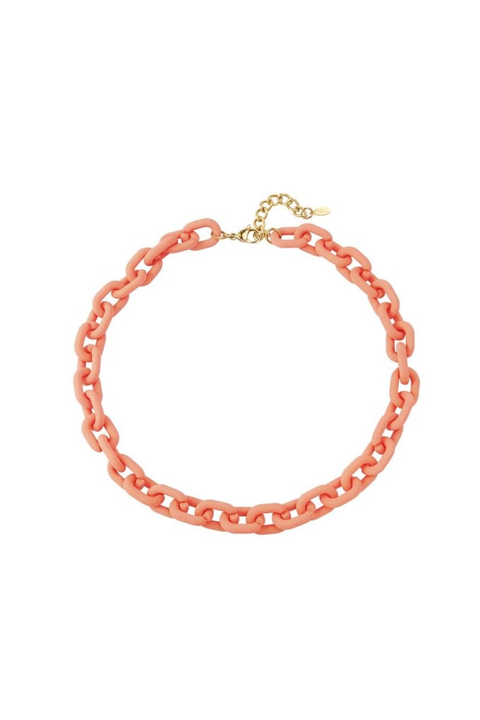 Ketting - collier - kleurrijk - Koraal - Yehwang