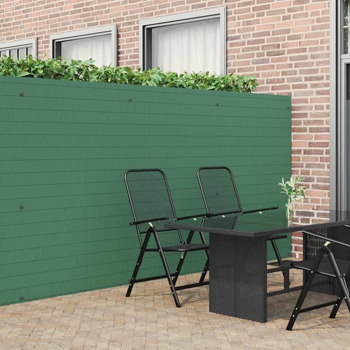 vidaXL - Tuinhek - Dubbelzijdig - Groen - 1,8x5 - m - PVC