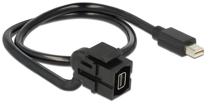 Mini DisplayPort (m) - Mini DisplayPort (v) Keystone module - 0,50 meter